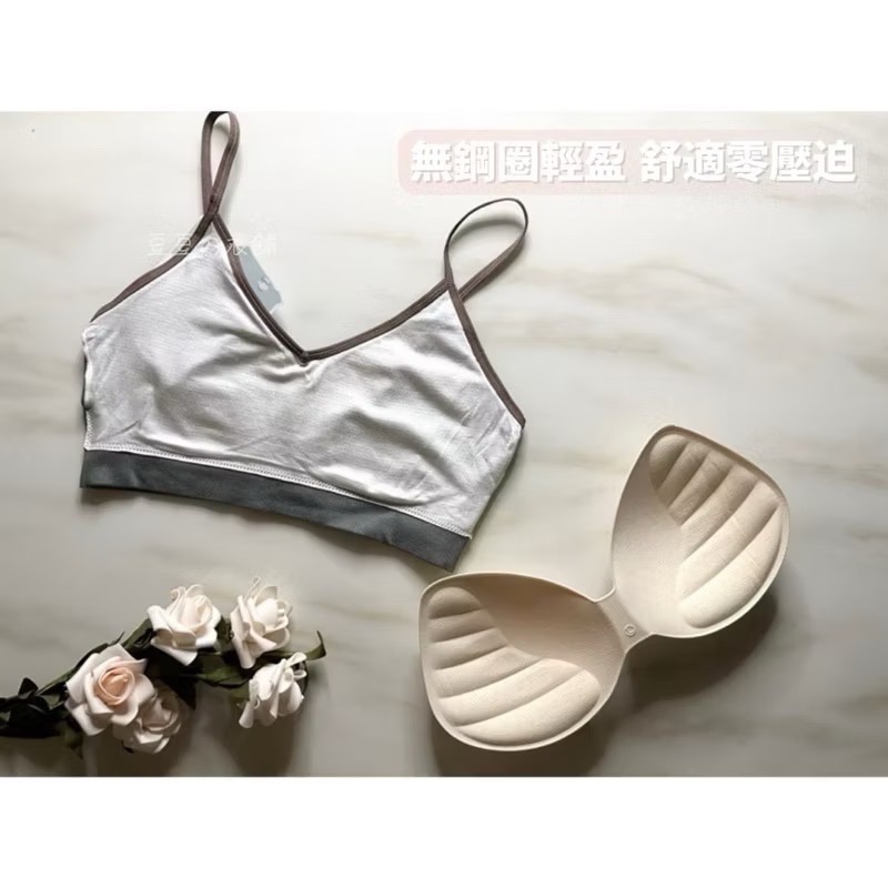 #8818 SOFTLIGHT 舒芙蕾內衣 輕氧透氣呼吸 無鋼圈內衣 細肩帶背心 小可愛 美背 運動內衣 內衣-細節圖3