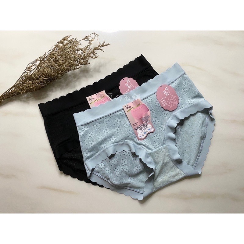 #68010 全新機能 抗菌褲底 紫杉醇 彈力褲頭 蕾絲 無痕 大尺碼 大碼 中腰 女生內褲 女內褲 內褲-細節圖3