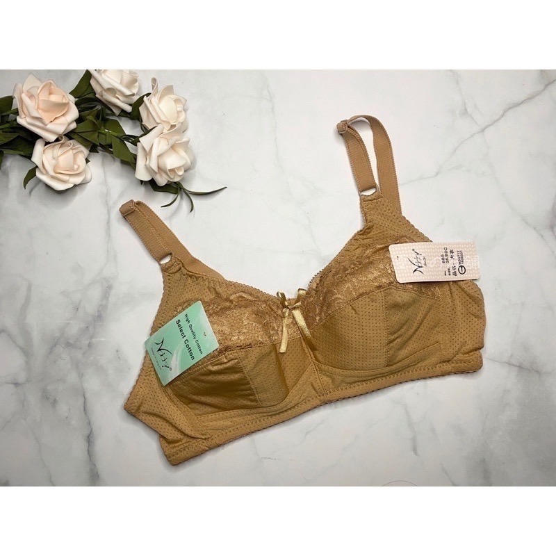 #885‼️熱銷款‼️【C罩杯】兩排釦 薄襯墊 蕾絲緹花 透氣布 吸濕排汗 無鋼圈 素色 學生內衣 內衣-細節圖3