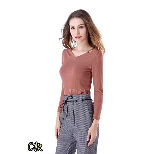 ‼️超低破盤價‼️🇹🇼台灣製 高彈力 保暖衣 衛生衣 內搭衣 柔軟 舒適 彈力 長袖 圓領 女生內衣 內衣-細節圖5