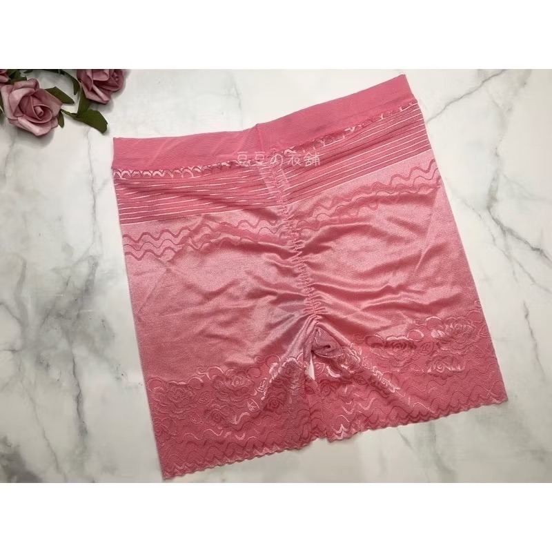 #70855 無痕 蕾絲 竹炭褲底 加大 美體 塑身褲 雕塑褲 修飾褲 高腰 大尺碼 內搭褲 安全褲-細節圖2