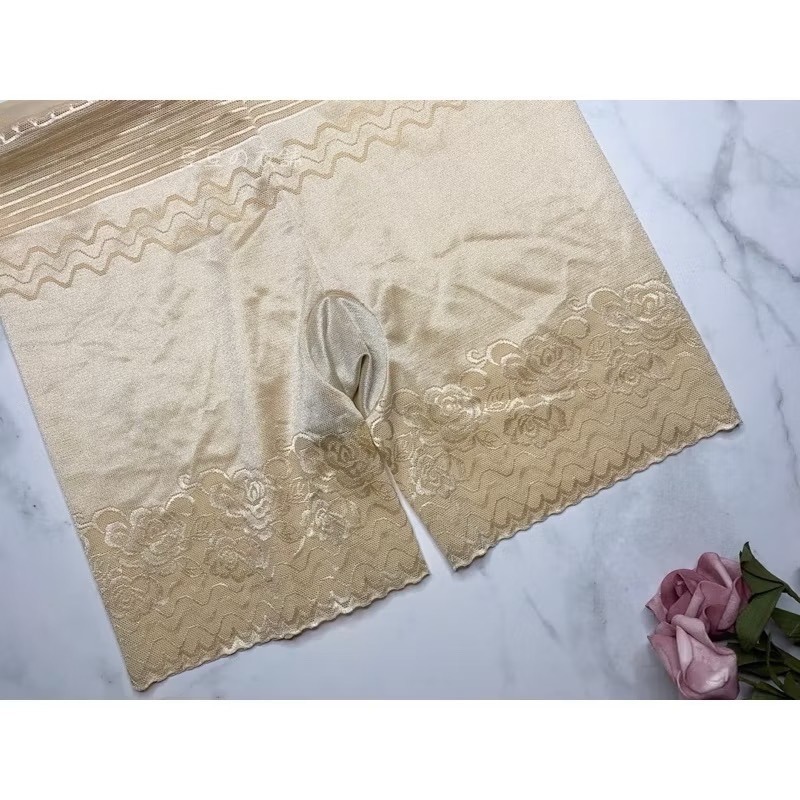 #70855 無痕 蕾絲 竹炭褲底 加大 美體 塑身褲 雕塑褲 修飾褲 高腰 大尺碼 內搭褲 安全褲-細節圖3