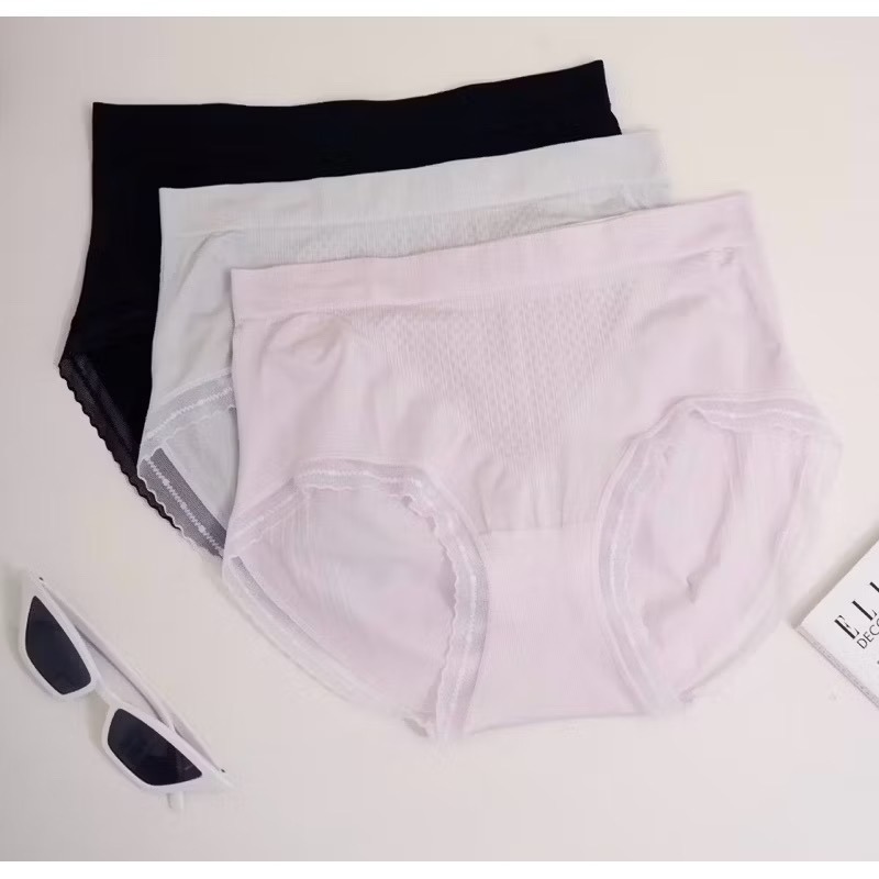#6708 SOFTLIGHT 舒芙蕾內褲 遠紅外線 蕾絲 無縫 無縫褲 棉 服貼 中腰 女生內褲 內褲-細節圖9
