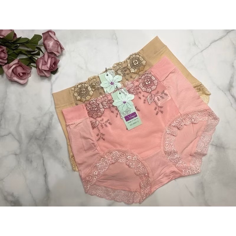 #0997 蕾絲 性感 親膚 柔軟 無痕 棉 中腰 女生內褲 女內褲 內褲-細節圖3