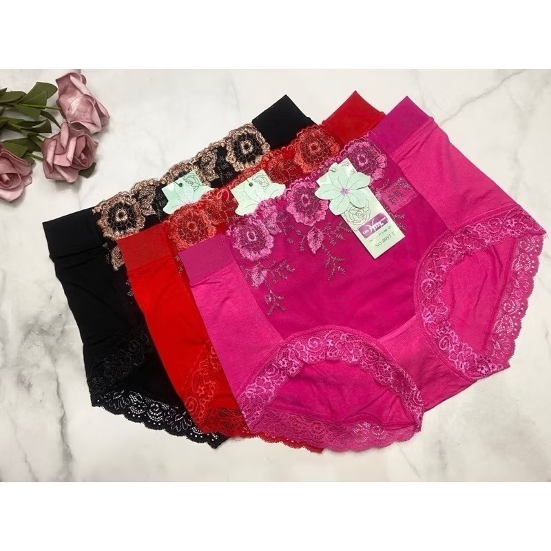 #0997 蕾絲 性感 親膚 柔軟 無痕 棉 中腰 女生內褲 女內褲 內褲-細節圖5