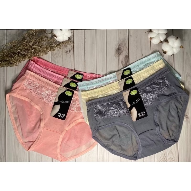 #928 透膚 蕾絲內褲 性感內褲 透氣 親膚 薄紗 中腰 女生內褲 女內褲 內褲-細節圖3