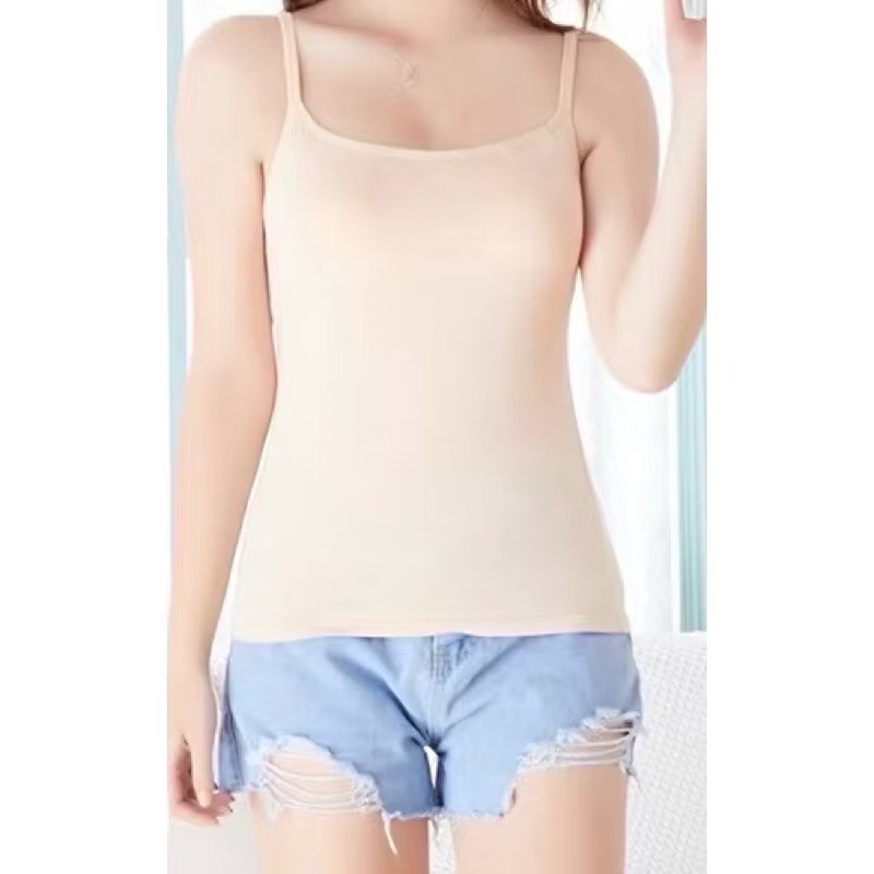 🇹🇼台灣監製 無鋼圈內衣 莫代爾 細肩帶 透氣 運動內衣 無痕內衣 固定杯 背心 衛生衣 內衣-細節圖5