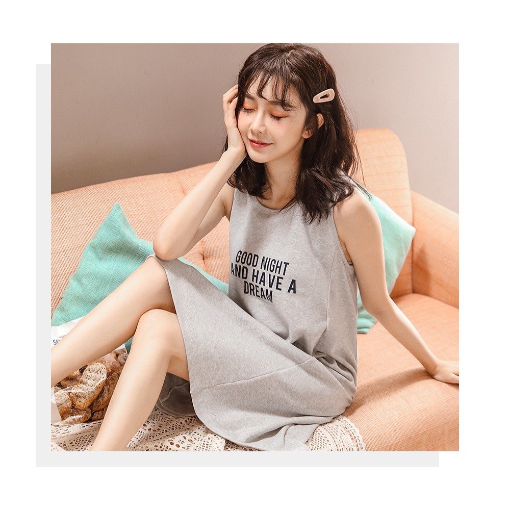 甜度美感附胸墊無袖居家裙-2色可選-規格圖11