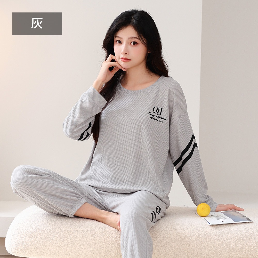 萌萌小熊華夫格居家睡衣-7色可選-規格圖11