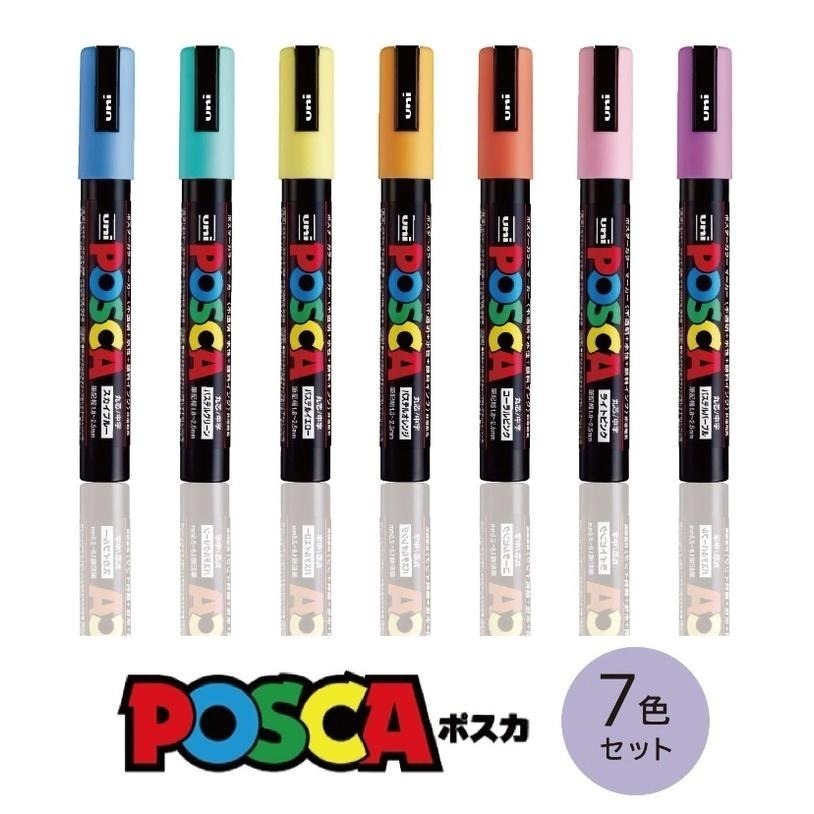 漆島 台灣塗鴉 45色全蝦皮最齊全 三菱 UNI Posca PC-3M水性高覆蓋馬克筆-細節圖4