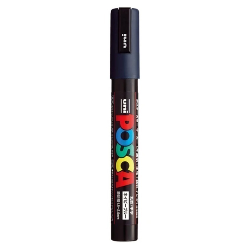 漆島 台灣塗鴉 54色蝦皮最齊全 三菱 UNI Posca PC-5M水性高覆蓋馬克筆-規格圖5