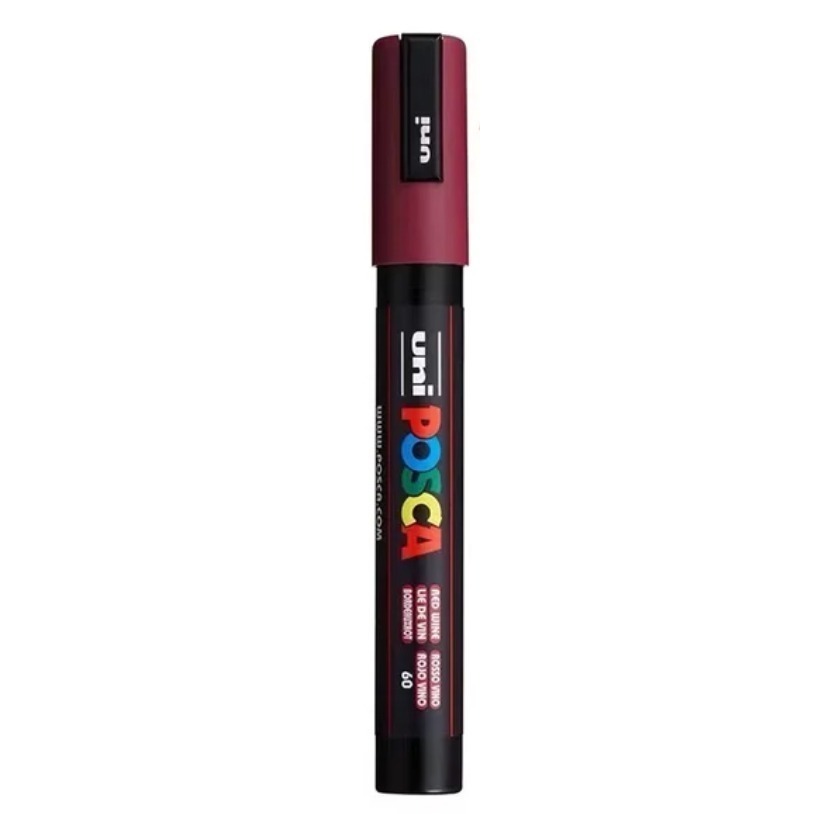 漆島 台灣塗鴉 54色蝦皮最齊全 三菱 UNI Posca PC-5M水性高覆蓋馬克筆-規格圖5