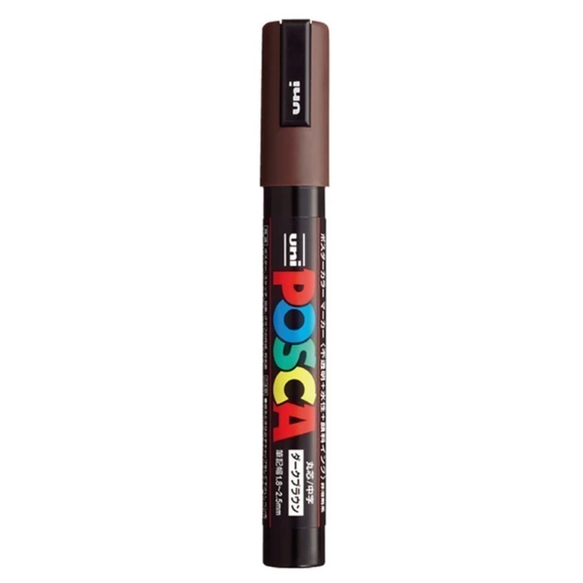 漆島 台灣塗鴉 54色蝦皮最齊全 三菱 UNI Posca PC-5M水性高覆蓋馬克筆-規格圖5