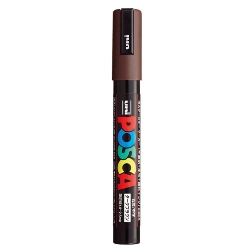 漆島 台灣塗鴉 54色蝦皮最齊全 三菱 UNI Posca PC-5M水性高覆蓋馬克筆-規格圖5