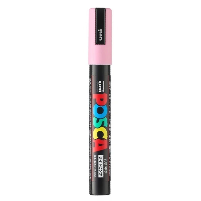 漆島 台灣塗鴉 54色蝦皮最齊全 三菱 UNI Posca PC-5M水性高覆蓋馬克筆-規格圖5