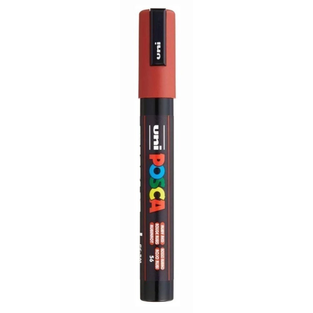 漆島 台灣塗鴉 54色蝦皮最齊全 三菱 UNI Posca PC-5M水性高覆蓋馬克筆-規格圖5