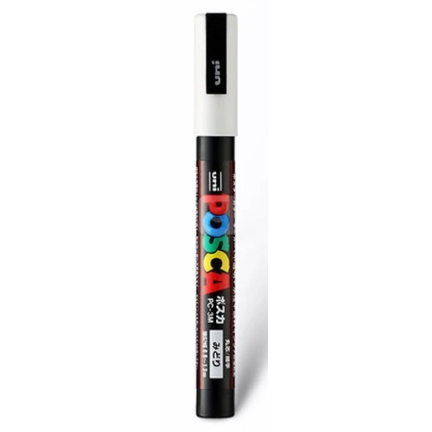 漆島 台灣塗鴉 54色蝦皮最齊全 三菱 UNI Posca PC-5M水性高覆蓋馬克筆-規格圖5