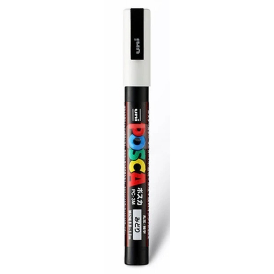 漆島 台灣塗鴉 54色蝦皮最齊全 三菱 UNI Posca PC-5M水性高覆蓋馬克筆-規格圖5