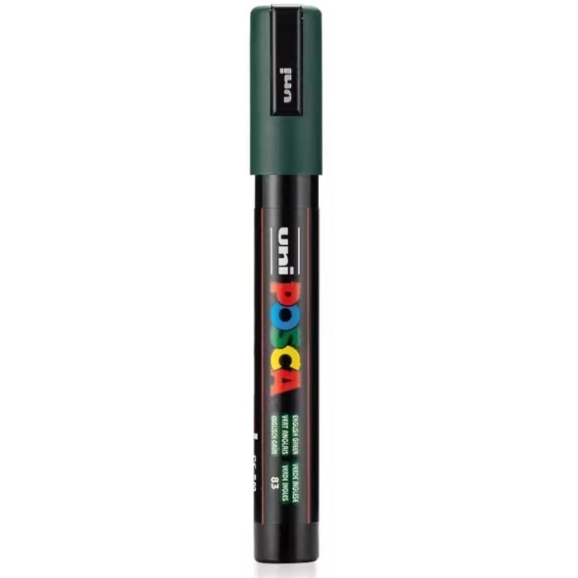 漆島 台灣塗鴉 54色蝦皮最齊全 三菱 UNI Posca PC-5M水性高覆蓋馬克筆-規格圖5