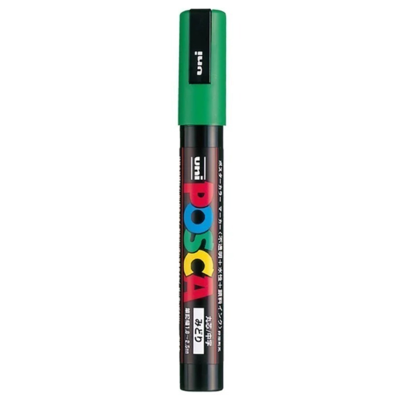 漆島 台灣塗鴉 54色蝦皮最齊全 三菱 UNI Posca PC-5M水性高覆蓋馬克筆-規格圖5