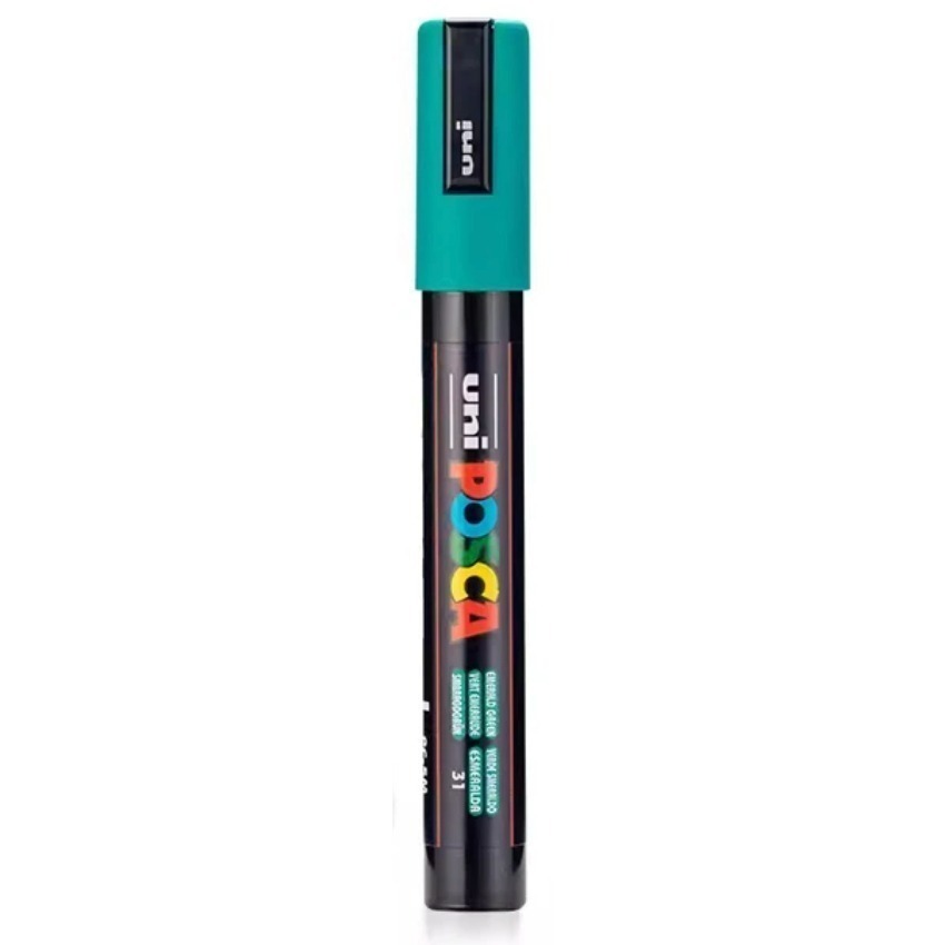 漆島 台灣塗鴉 54色蝦皮最齊全 三菱 UNI Posca PC-5M水性高覆蓋馬克筆-規格圖5