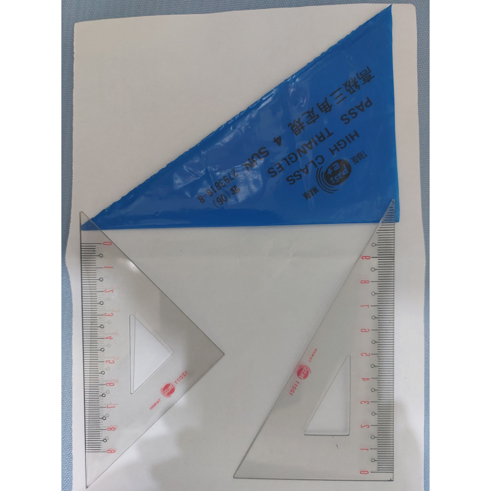 繪圖工具 量角器 麥克筆 橢圓板 尺規 三角板 量角器 隱形膠帶-細節圖7