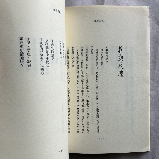哲美系_詩集《流浪玫瑰》渡也 著 爾雅出版-細節圖8