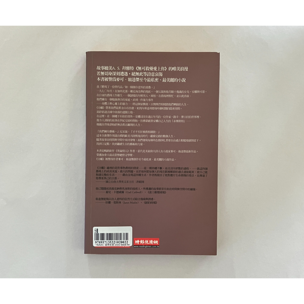 哲美系_《分離》麥可·翁達傑 著 李淑珺 譯 時報出版 英倫情人-細節圖8