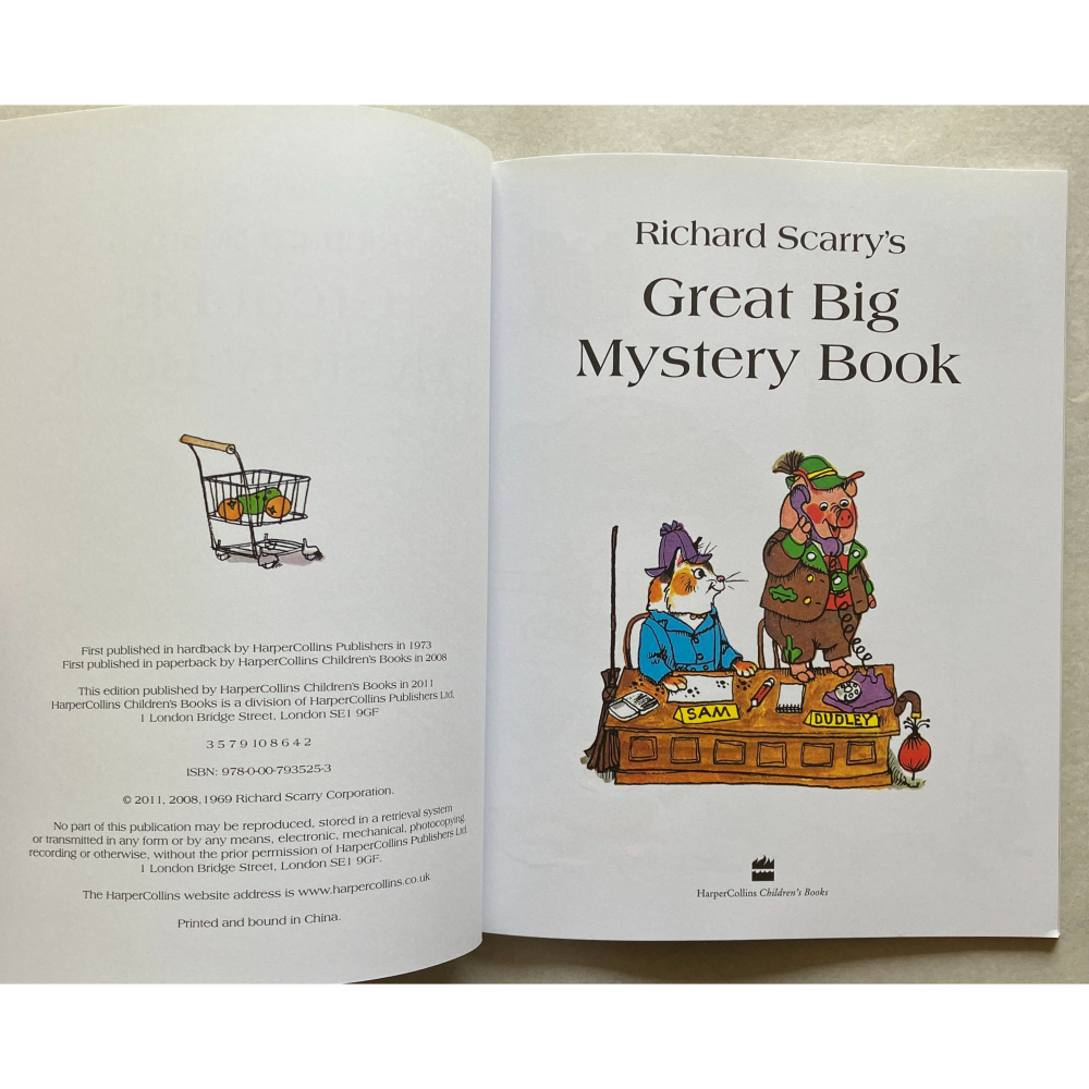 哲美系_《Richard Scarry＇s Great Big Mystery Book》-細節圖3