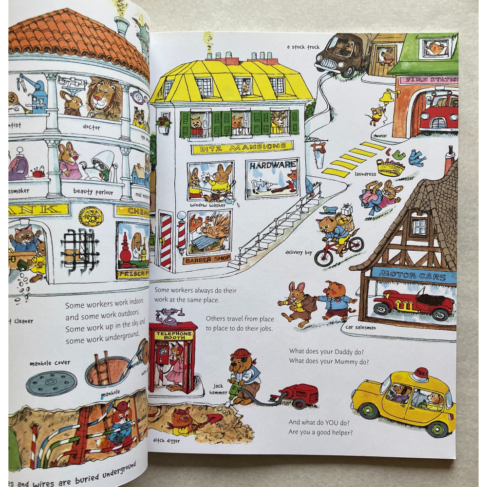 哲美系_《What do people do all day》HarperCollins Childrens UK-細節圖3