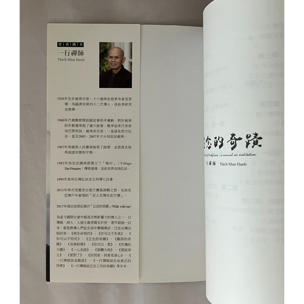 哲美系_《正念的奇蹟 (電影封面紀念版)》一行禪師 著 何定照 譯 橡樹林文化-細節圖4