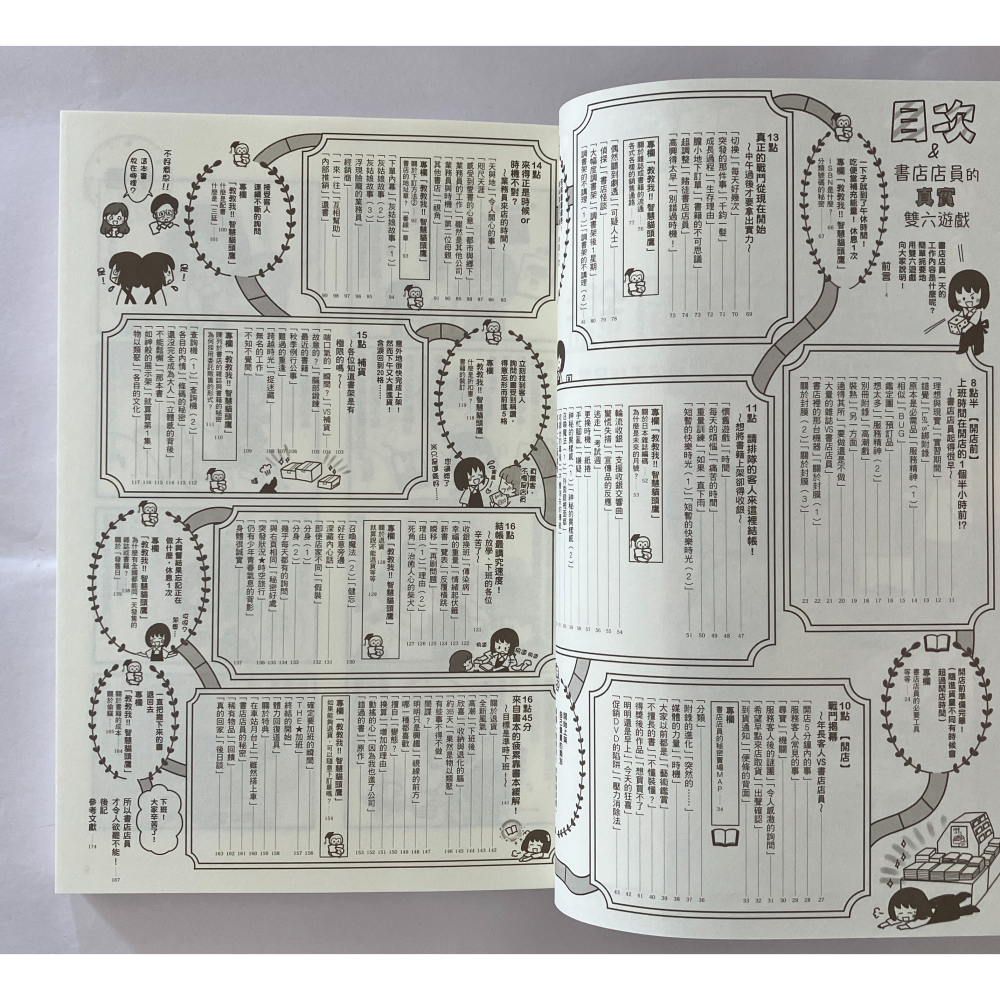 哲美系_《書店圖鑑：體驗一日店員，揭開書店工作日常！》作者:今川由依 譯者：林農凱 楓書坊文化-細節圖4
