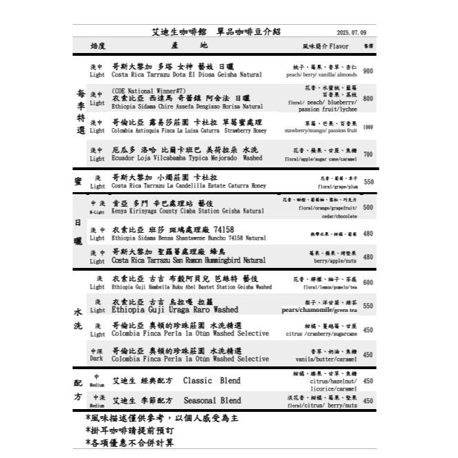 艾迪生每月精選咖啡豆-細節圖3