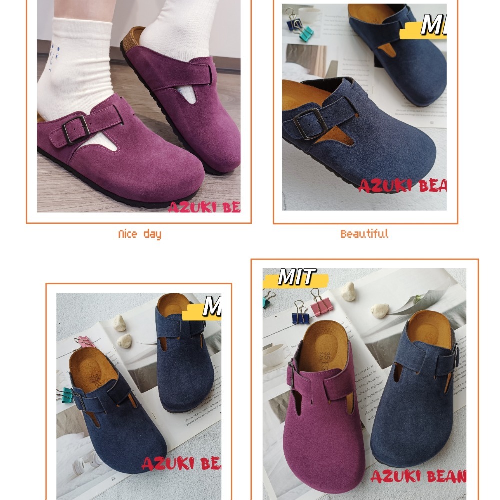 ✨紅豆是賣鞋的✨台灣手工製作懶人鞋、百搭款穆勒鞋、前包後空平底拖鞋-細節圖3