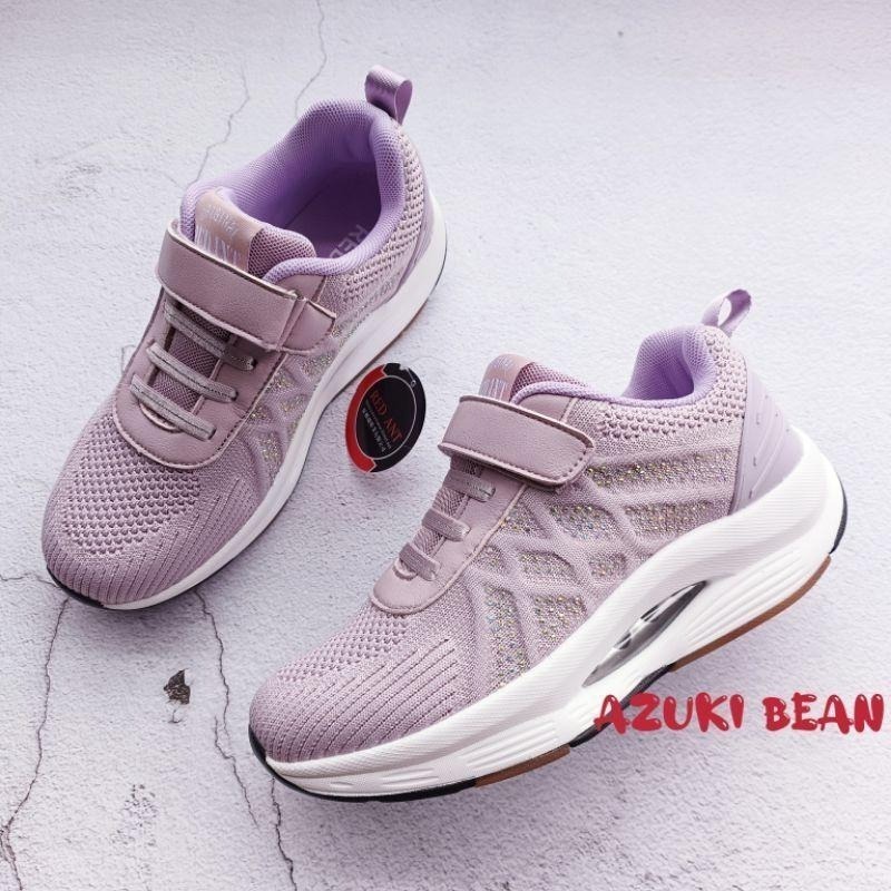 <紅豆是賣鞋的>2024紅螞蟻最新款、魔鬼氈水鑽休閒運動鞋、精緻水鑽結合特殊飛織久站不累運動鞋、水鑽氣墊休閒運動鞋-細節圖4