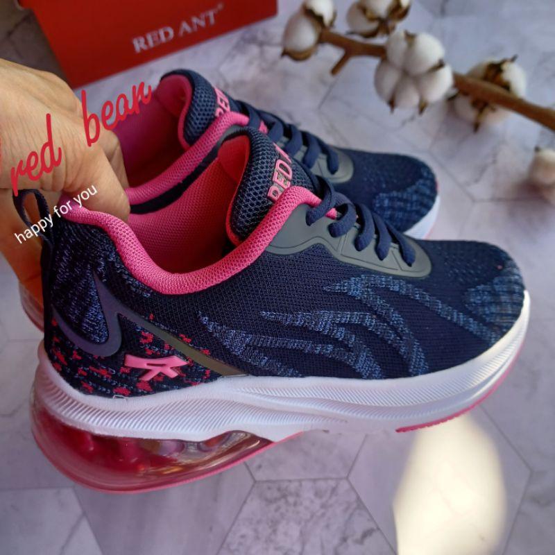 <紅豆是賣鞋的>📣新款紅螞蟻氣墊休閒鞋🏃RED ANT飛織+熱切鞋面、好穿好走休閒鞋、防震乳膠、圓頭寬楦休閒運動鞋-細節圖3