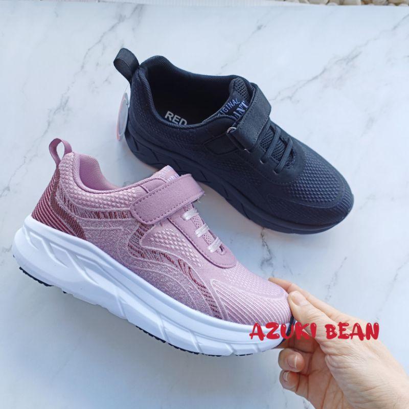 <紅豆是賣鞋的>📣新款紅螞蟻超輕質休閒運動鞋、🐜魔鬼氈款休閒、健走、運動鞋、寬楦頭久站不累休閒鞋、特殊飛織鞋面+中底乳膠-細節圖7