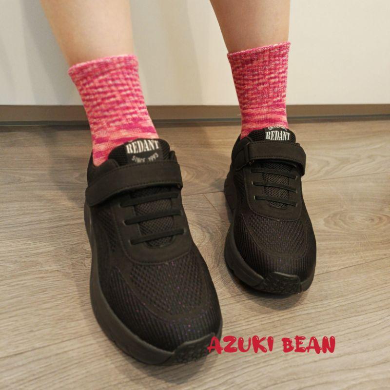 <紅豆是賣鞋的>📣新款紅螞蟻超輕質休閒運動鞋、🐜魔鬼氈款休閒、健走、運動鞋、寬楦頭久站不累休閒鞋、特殊飛織鞋面+中底乳膠-細節圖8