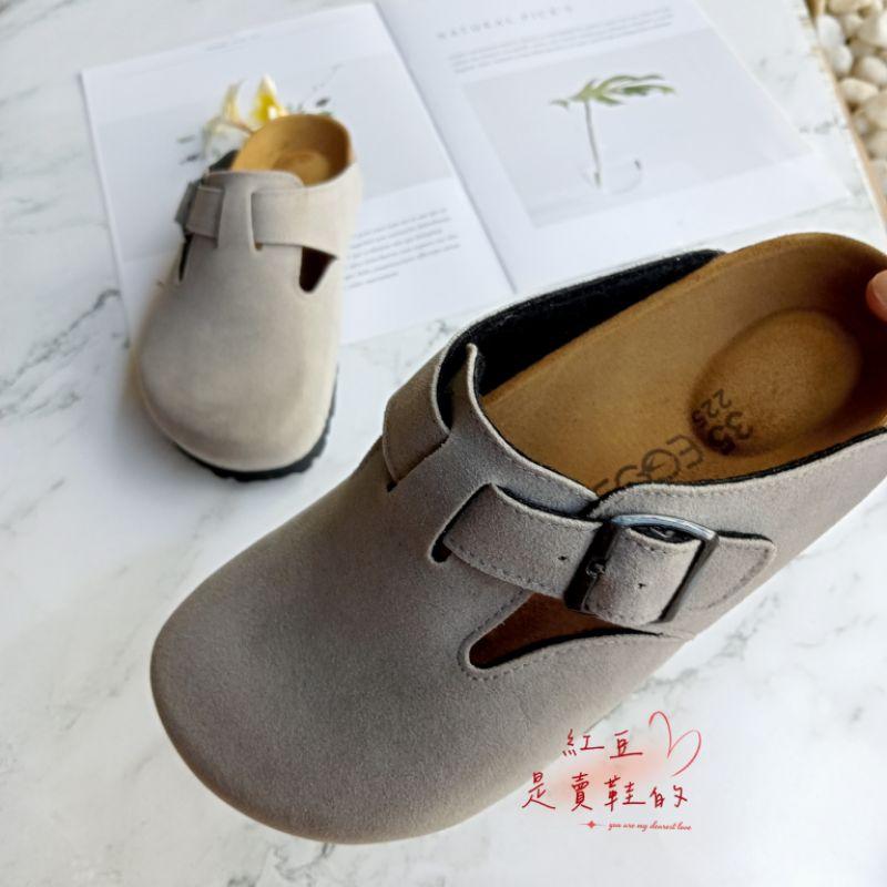 <紅豆是賣鞋的>📢女生款超好看新色、前包後空懶人鞋上架、🔥台灣手工製作穆勒鞋、中底的牛皮+專利舒軟墊、超優質的懶人鞋-細節圖4