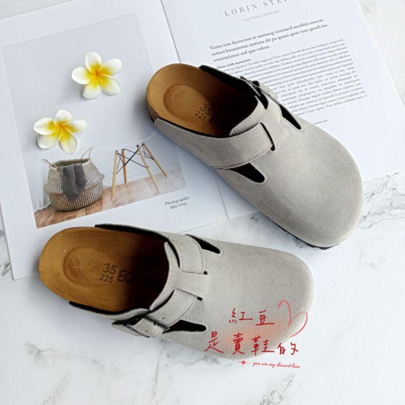 <紅豆是賣鞋的>📢女生款超好看新色、前包後空懶人鞋上架、🔥台灣手工製作穆勒鞋、中底的牛皮+專利舒軟墊、超優質的懶人鞋-細節圖5