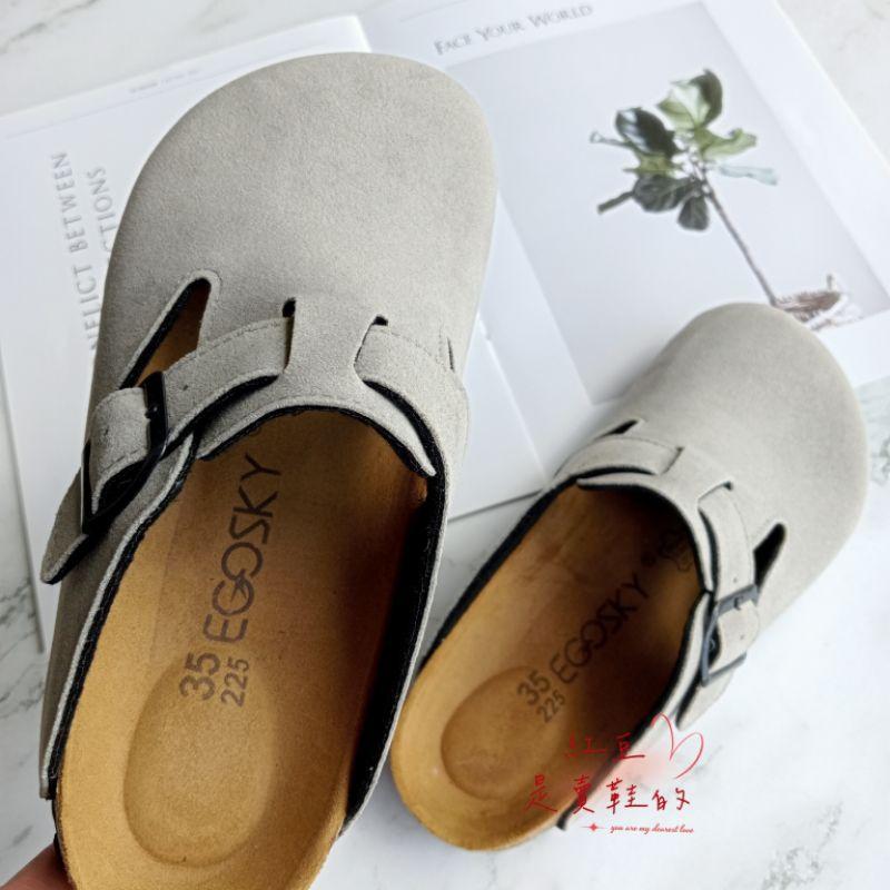 <紅豆是賣鞋的>📢女生款超好看新色、前包後空懶人鞋上架、🔥台灣手工製作穆勒鞋、中底的牛皮+專利舒軟墊、超優質的懶人鞋-細節圖7