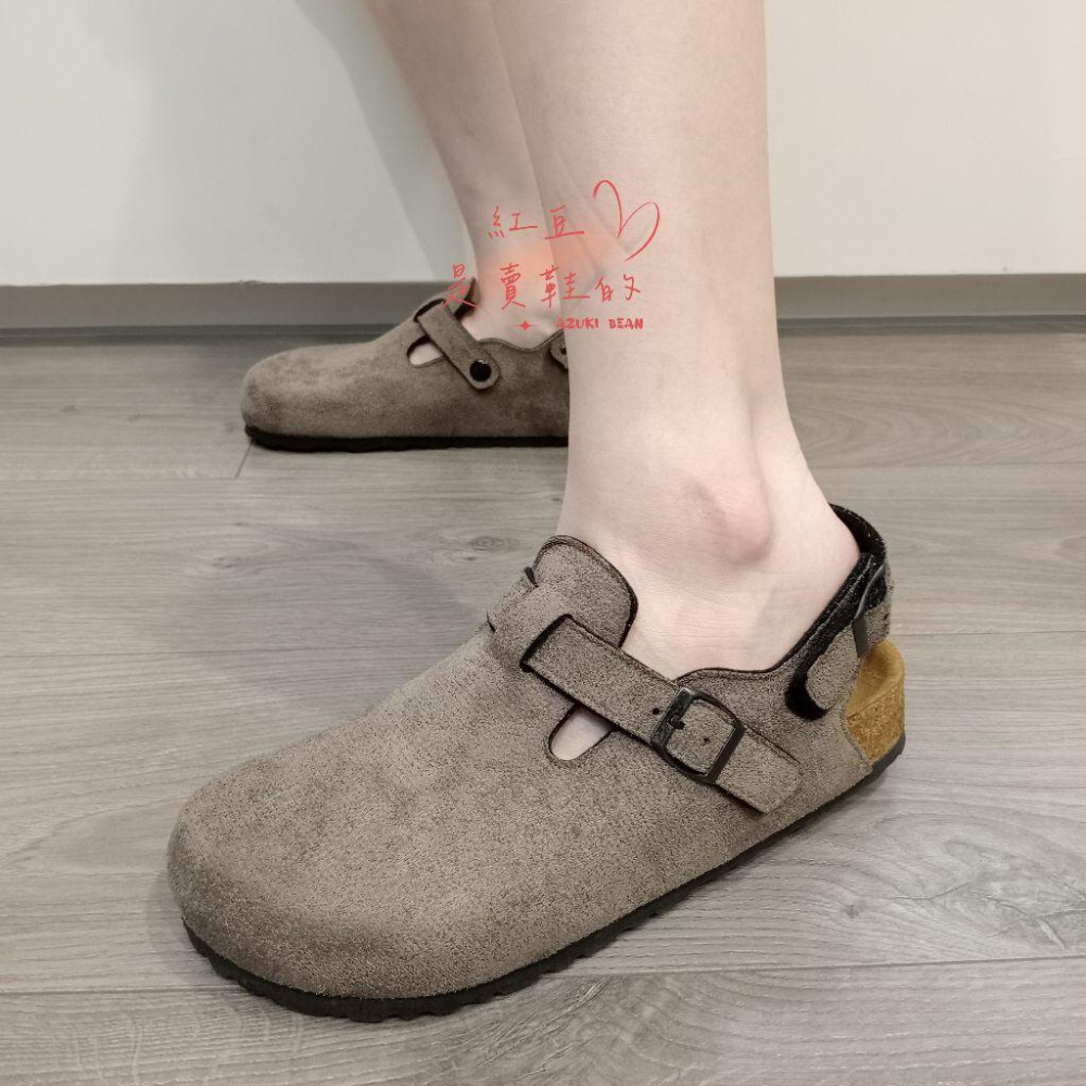 <紅豆是賣鞋的>新款男生前包後空涼鞋、特別訂製款涼鞋、魔鬼氈款涼鞋、百搭款涼鞋、中底牛皮+舒軟墊-細節圖5