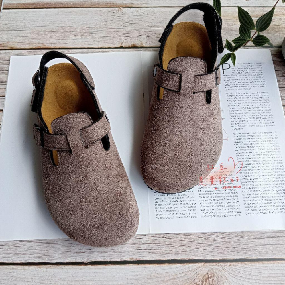 <紅豆是賣鞋的>新款男生前包後空涼鞋、特別訂製款涼鞋、魔鬼氈款涼鞋、百搭款涼鞋、中底牛皮+舒軟墊-細節圖8