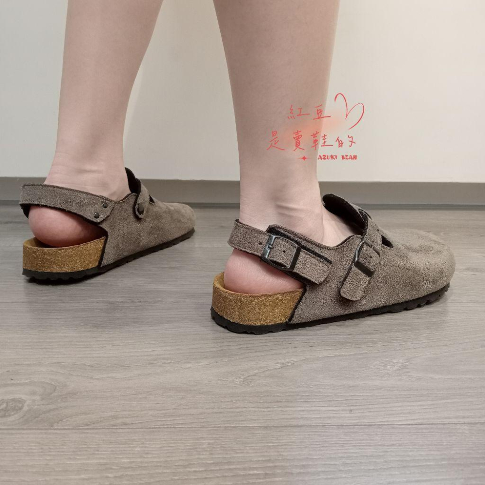 <紅豆是賣鞋的>新款男生前包後空涼鞋、特別訂製款涼鞋、魔鬼氈款涼鞋、百搭款涼鞋、中底牛皮+舒軟墊-細節圖9