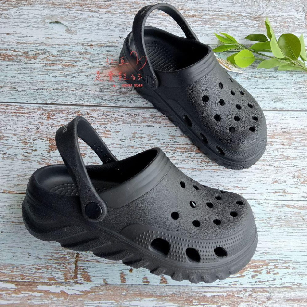 <紅豆是賣鞋的>🇹🇼台灣製造厚底防滑洞洞鞋、arriba踩屎鞋透氣一鞋兩穿、快速瀝乾懶人鞋、出遊玩水久站不累、輕質百搭-細節圖3