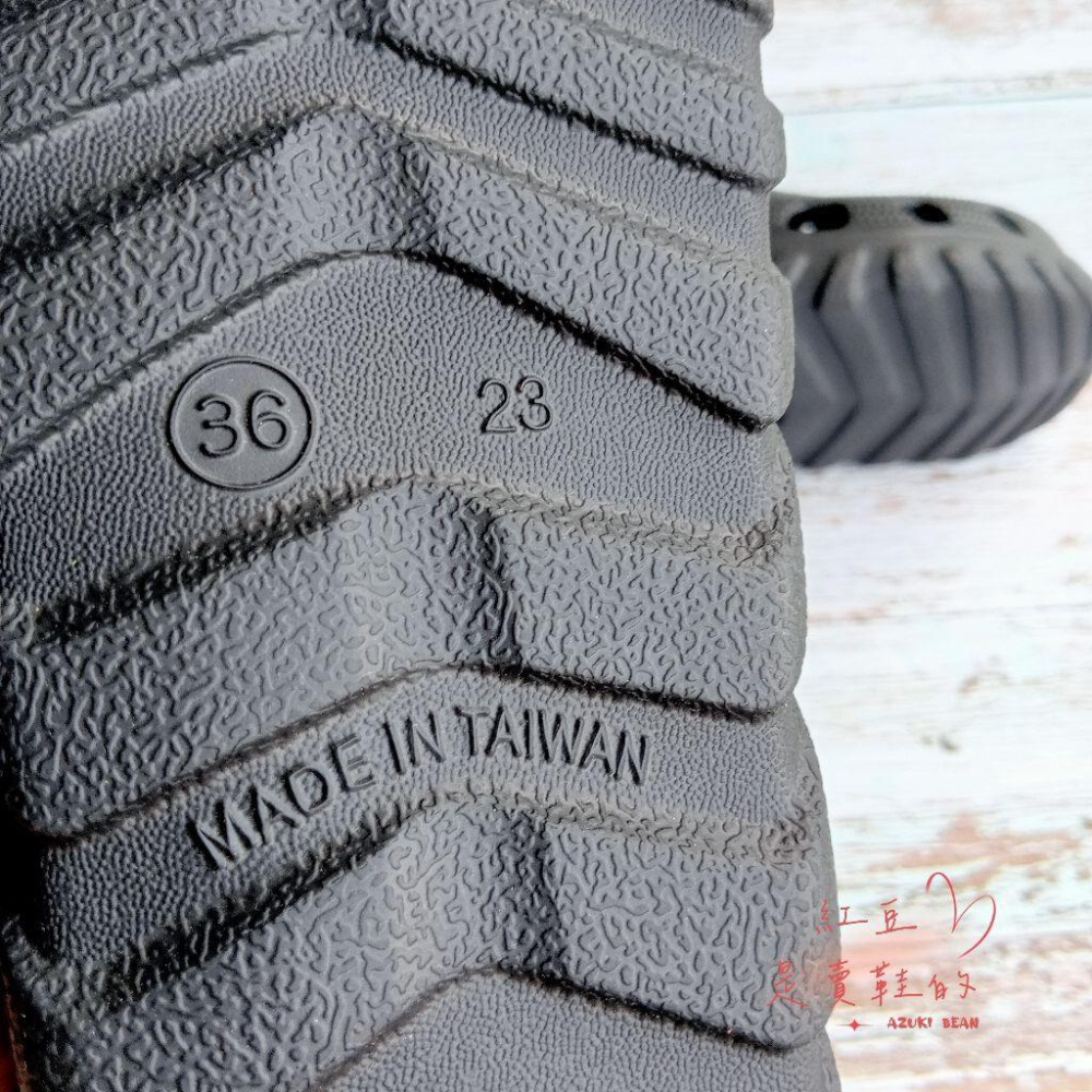 <紅豆是賣鞋的>🇹🇼台灣製造厚底防滑洞洞鞋、arriba踩屎鞋透氣一鞋兩穿、快速瀝乾懶人鞋、出遊玩水久站不累、輕質百搭-細節圖9