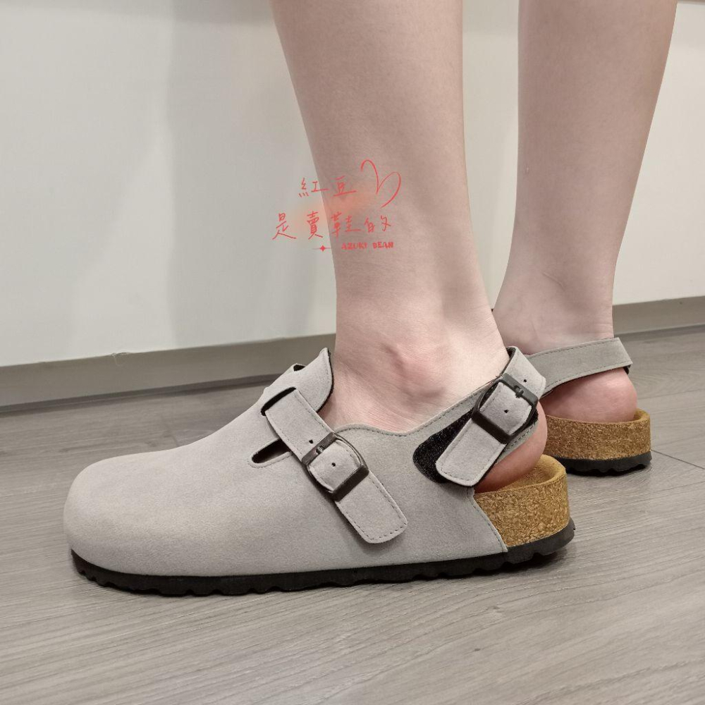 <紅豆是賣鞋的>男生款前包後空涼鞋、特別訂製款涼鞋、魔鬼氈款涼鞋、好穿中底牛皮+舒軟墊-細節圖4