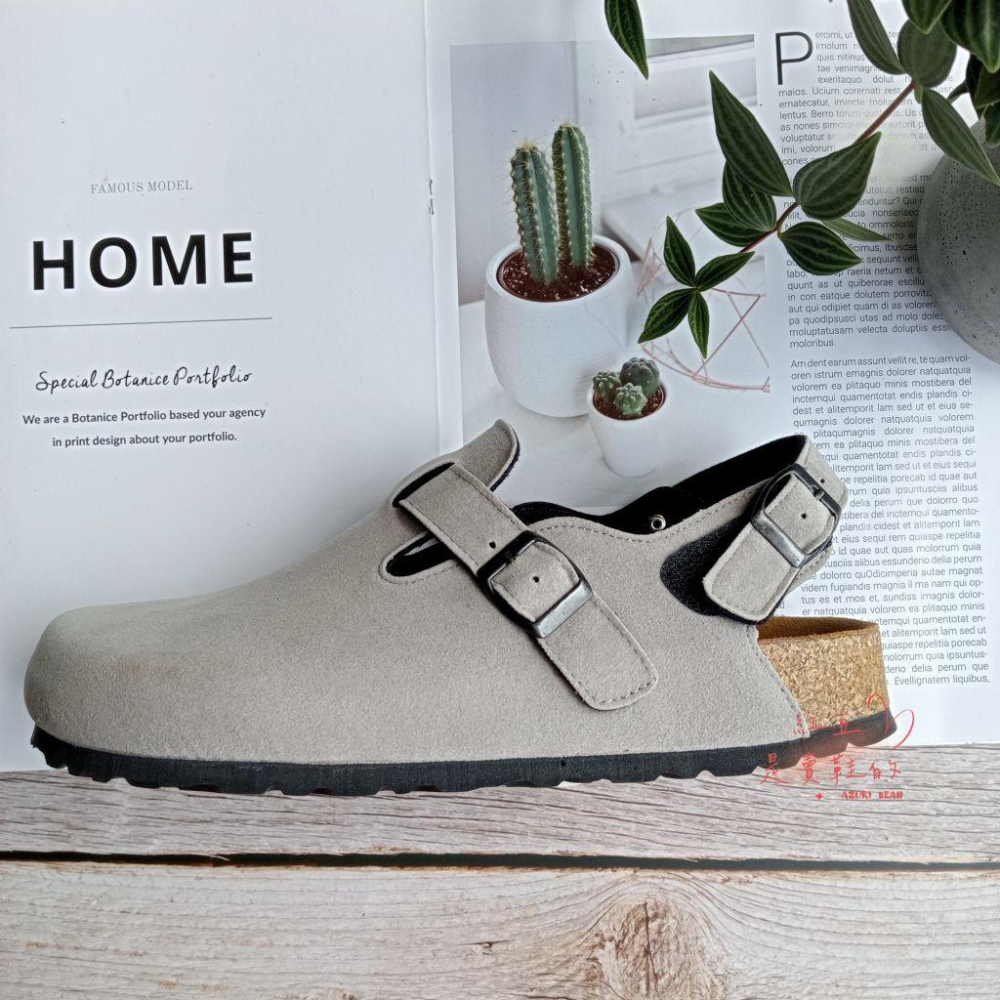 <紅豆是賣鞋的>男生款前包後空涼鞋、特別訂製款涼鞋、魔鬼氈款涼鞋、好穿中底牛皮+舒軟墊-細節圖5