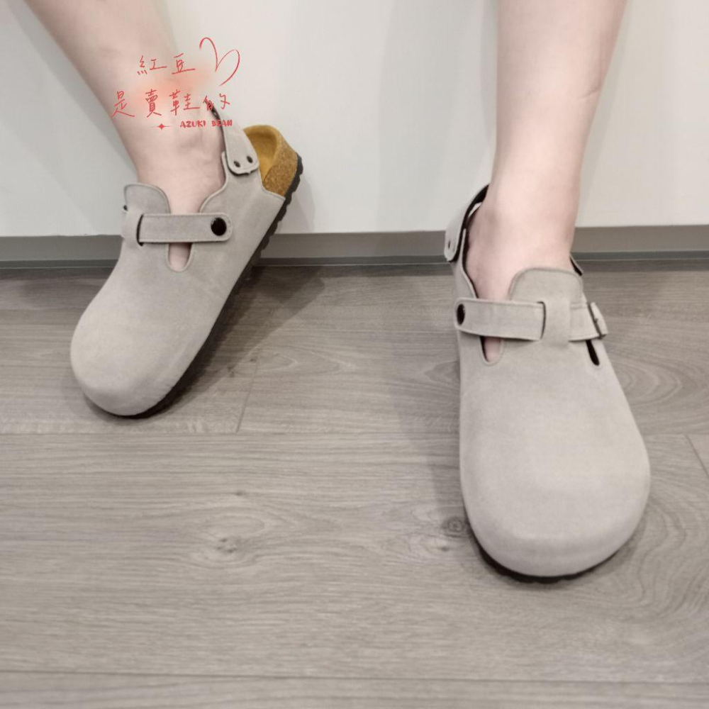 <紅豆是賣鞋的>男生款前包後空涼鞋、特別訂製款涼鞋、魔鬼氈款涼鞋、好穿中底牛皮+舒軟墊-細節圖6