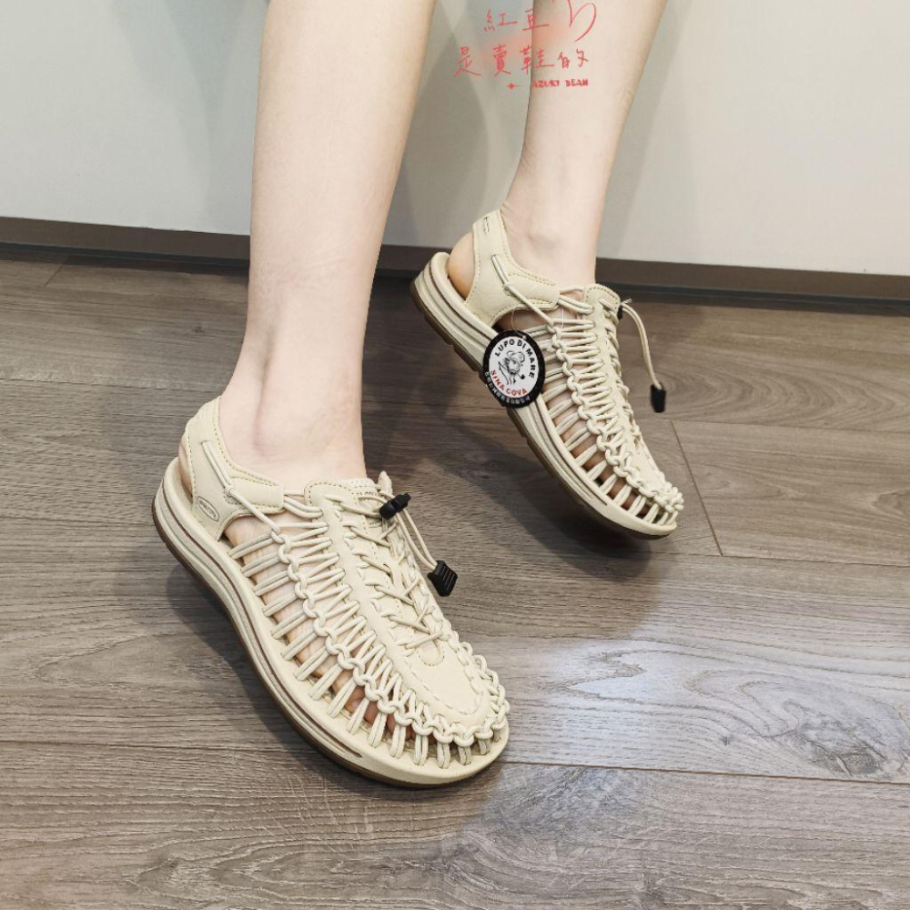 <紅豆是賣鞋的>新款老船長SINA COVA運動涼鞋、手工編織羅馬涼鞋、透氣性佳夏天不悶熱、包頭款洞洞涼鞋、個性涼鞋-細節圖2